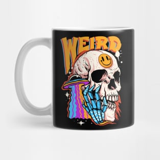 Weird Dude Skull Mug